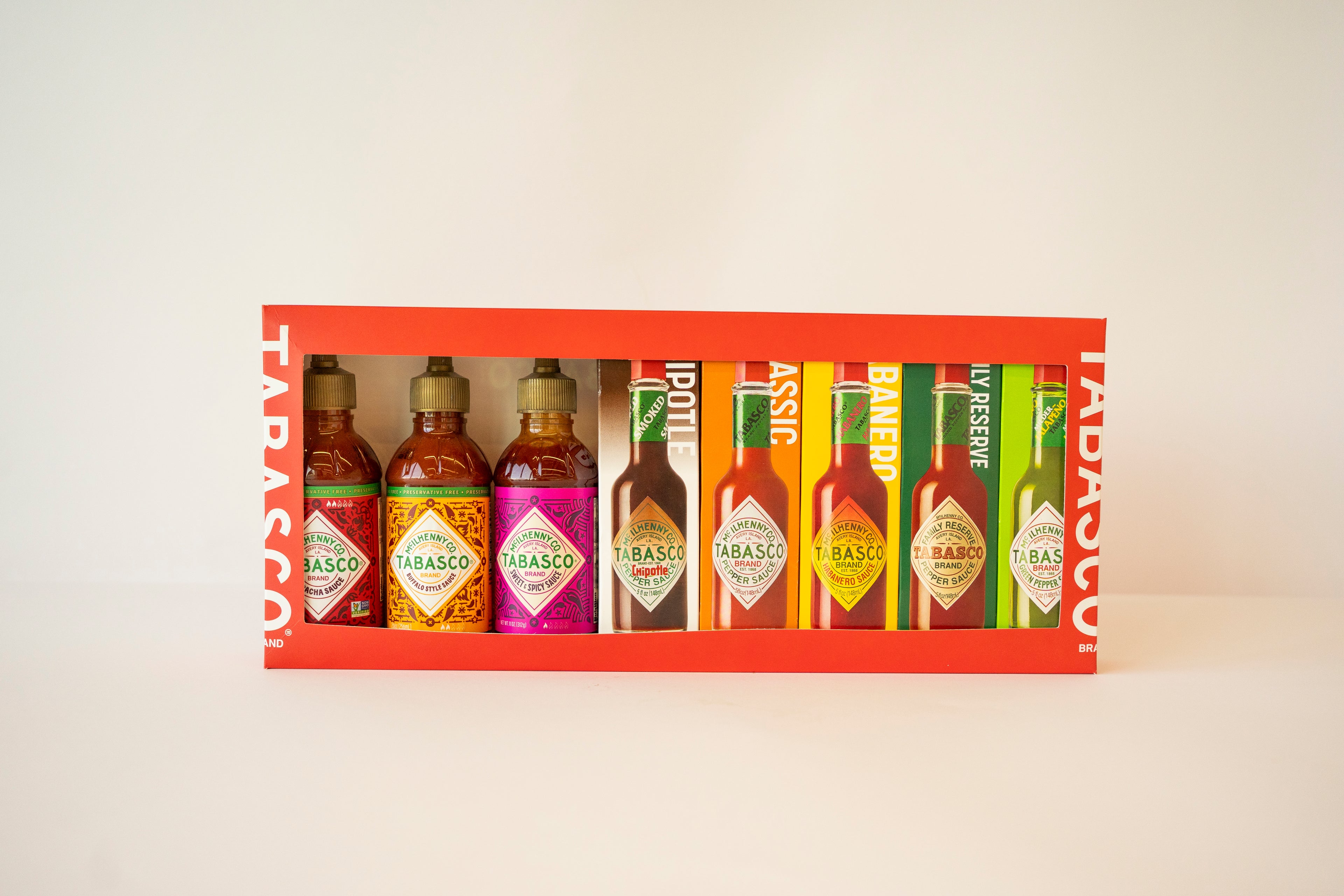 TABASCO® Giftset 8 ( 5 x 148ml + 3 x 256ml )