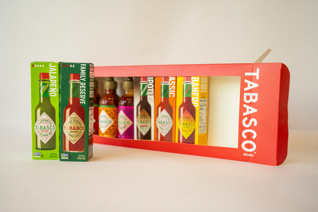TABASCO® Giftset 8 ( 5 x 148ml + 3 x 256ml )