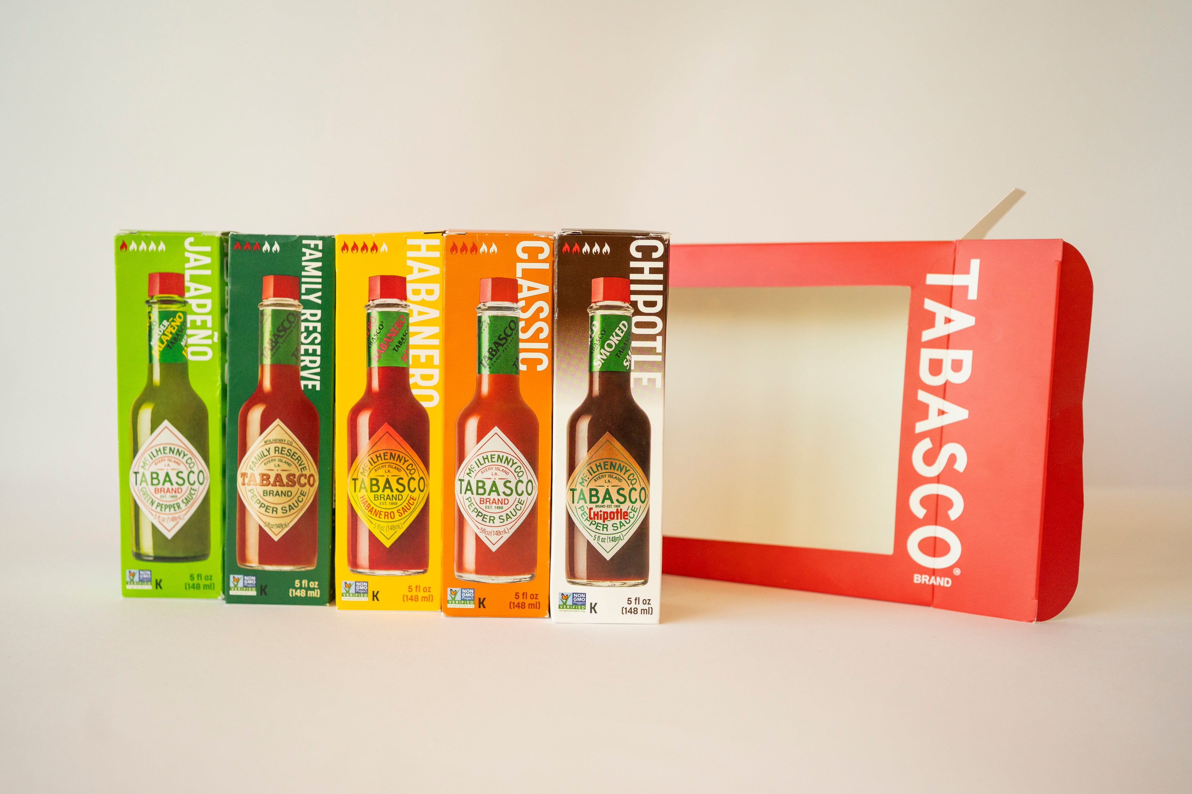 TABASCO® Giftset 8 ( 5 x 148ml + 3 x 256ml )