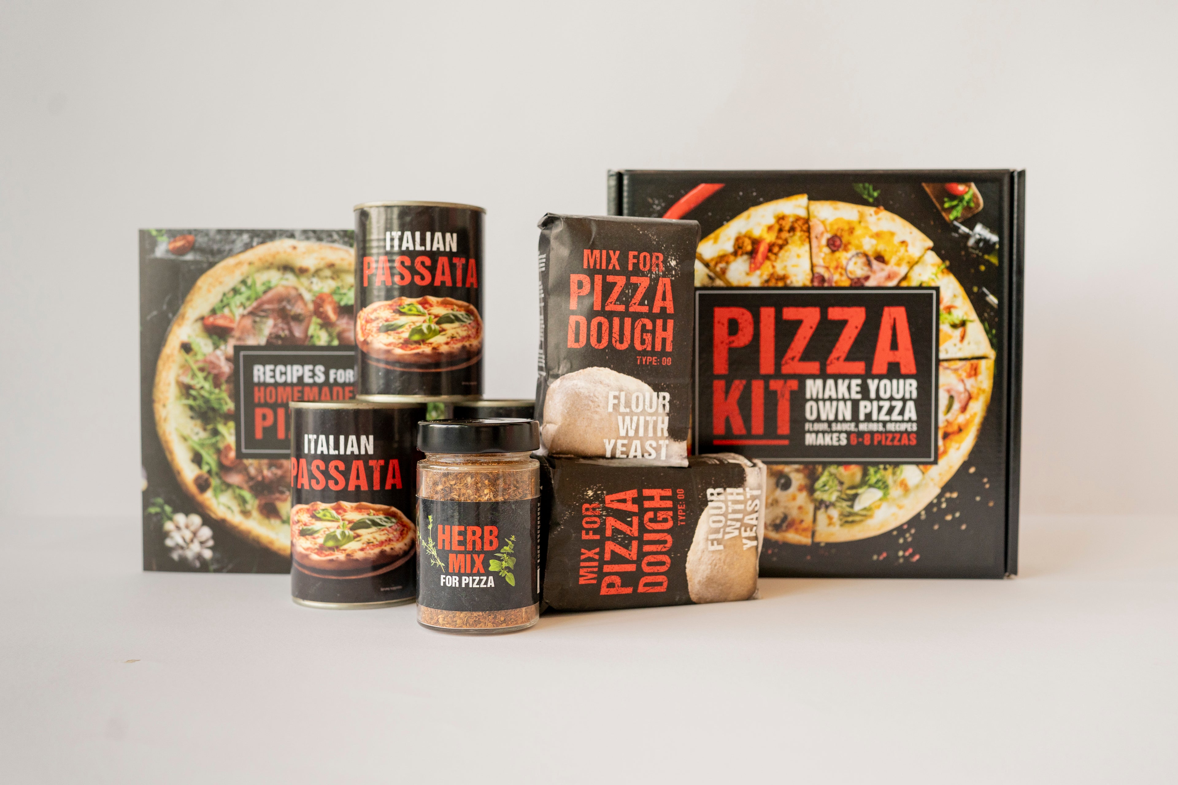 Pizza kit DIY + TABASCO® mini pack 3 x 3,7ml